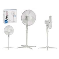 Ventiliatorius Argon 45W Pastatomas, Reguliuojamo Aukščio 43-122cm, Baltas/Juodas
