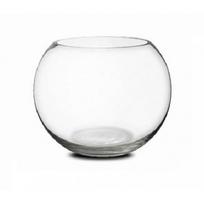 Vaza 82084 stiklinė, apvali, 18 cm