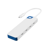 Hubas Hyper HyperDrive Flex 4 Port USB-C Mėlynas