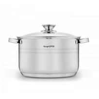 Puodas BARI 24cm 5.0L Indukcinis Nerūdijančio Plieno