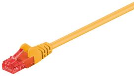 Tinklo kabelis Goobay 68433 CAT 6 U/UTP geltonas