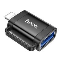 Hoco UA31A OTG Lightning to USB A Adapter, Black