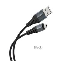 USB A to Micro USB Hoco 2.4A 1 m X38 black