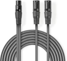 Nedis Cable 2x XLR M - XLR F 1.5m