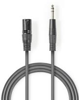 Nedis XLR Cable M - 6.35mm M 1.5m