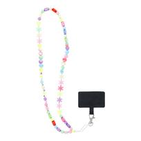 PIXIE Telefonui skirtas kabošas, Telefoninis pakabukas / virvės ilgis 68 cm (34 cm kilpoje) / ant kaklo - žvaigždutės