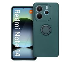SILIKONO RING dėklas XIAOMI Redmi Note 14 5G žalias