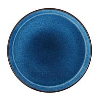 Juodos spalvos/mėlynos spalvos iš akmens masės lėkštė ø 27 cm Gastro Dark Blue/Black – Bitz