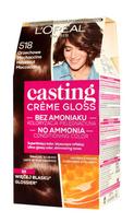 Casting Creme Gloss Dažymo kremas Nr. 518 Lazdyno riešutų mochaccino 1 vnt.