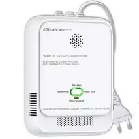 Gas leak and carbon monoxide detector LED