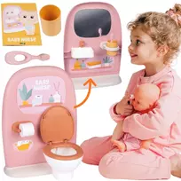SMOBY Baby Nurse - dvipusis tualetas 42 cm lėlei