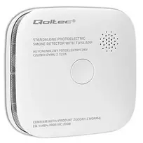 Smoke detector with battery Tuya WiFi LED