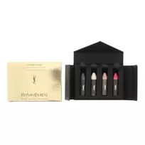 Dovanų rinkinys, Yves Saint Laurent, "Couture Chalks", kreminiai lūpų dažai ir blizgiai, po 4,4 g, "Le Rouge", "Le Noir", "Le Nude", "Le Cuivre", 4 vnt., 17,6 g