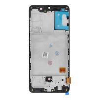LCD Ekranas SAMSUNG A41 HARD OLED su rėmeliu