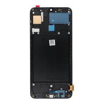 LCD ekranas SAMSUNG A70 A705 HARD OLED su rėmu