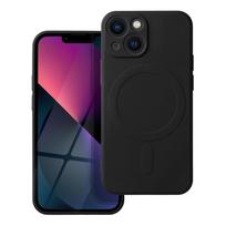 SILIKONINIS MAG COVER dėklas suderinamas su MagSafe iPhone 13 Mini juodas