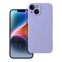 SILIKONINIS MAG COVER dėklas suderinamas su MagSafe iPhone 14 violetinis