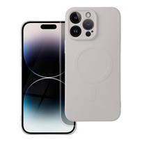 SILIKONINIS MAG COVER dėklas, suderinamas su MagSafe, SAMSUNG S25 pilkas titanas