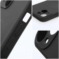 SILIKONO MAG COVER dėklas suderinamas su MagSafe iPhone 17 Air juodas