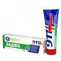911 Badiaga, priemonė nuo mėlynių ir sumušimų, 100ml