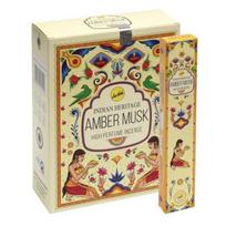 Sree Vani Indian Heritage Amber Musk smilkalai x 12