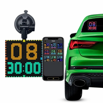 Išmanus LED ekranas galiniam automobilio langui