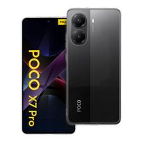 SKAIDRUS dėklas 2 mm XIAOMI POCO X7 PRO (kameros apsauga) skaidrus