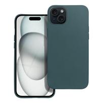 MATT dėklas IPHONE 15 Plus tamsiai žalias