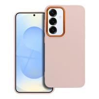 FRAME dėklas SAMSUNG S25 pudros rožinės spalvos