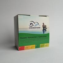 Flokuliantas skaidrintuvas kasetėse Chemoform Flockfix Cartridges, (8×125 g) 1 kg