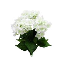 Lateksinė balta hortenzijos puokštė, 45 cm
