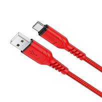 USB A - USB C laidas Hoco QC 3A 1 m X59 raudonas