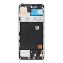 LCD ekranas SAMSUNG A51 4G HARD OLED su rėmu