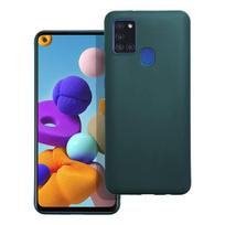MATT dėklas SAMSUNG A21S tamsiai žalias
