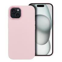 FRAME dėklas IPHONE 15 minkštai rožinės spalvos