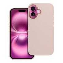 FRAME dėklas iPhone 16 pudros rožinės spalvos