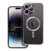 ELECTRO MAG COVER dėklas suderinamas su MagSafe IPHONE 14 Pro Max tamsiai violetinis