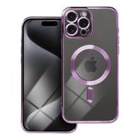 ELECTRO MAG COVER dėklas, suderinamas su MagSafe, iPhone 15 Pro Max tamsiai purpurinis