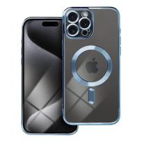ELECTRO MAG COVER dėklas, suderinamas su MagSafe, skirta IPHONE 15 Pro Max mėlyna