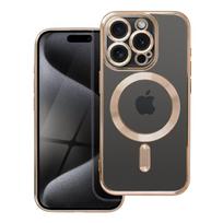 ELECTRO MAG COVER dėklas, suderinamas su MagSafe, IPHONE 15 Pro auksinis