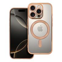 ELECTRO MAG COVER dėklas suderinamas su MagSafe iPHONE 16 Pro auksinis