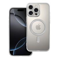 ELECTRO MAG COVER dėklas, suderinamas su MagSafe, skirtas IPHONE 16 Pro Max sidabrinis
