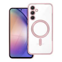 ELECTRO MAG COVER dėklas suderinamas su MagSafe SAMSUNG A54 rožinė auksinė