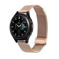 DUX DUCIS Milanese dirželis magnetinis iš nerūdijančio plieno 22 mm auksinis