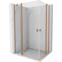 Mexen Mist Duo dušo kampas atveriamas 105 x 100 cm, skaidrus, šlifuotas varis - 8A4-105-100-65-00