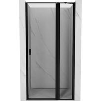 Mexen Mist pakabinamos dušo durys dešinės 85 cm, juodas rėmas, juoda - 8A4-085-000-70-70-P