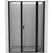 Mexen MIST dešinės pusės dušo durys 120 cm, juodas rėmas, juoda - 8A4-120-001-70-70-P