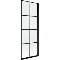 Mexen Mist dušo sienelė 1-durų dešinė 70 x 150 cm, juodas tinklelis, juoda - 8A9-070-001-70-77-P