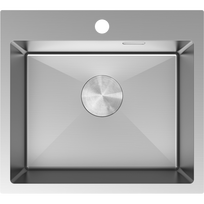 Mexen Solix 1-jų sekcijų plieninė kriauklė 500 x 450 mm, inox - 6402501000-01