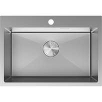 Mexen Solix plieninė viena kamera kriauklė 650 x 450 mm, inox - 6403651000-01